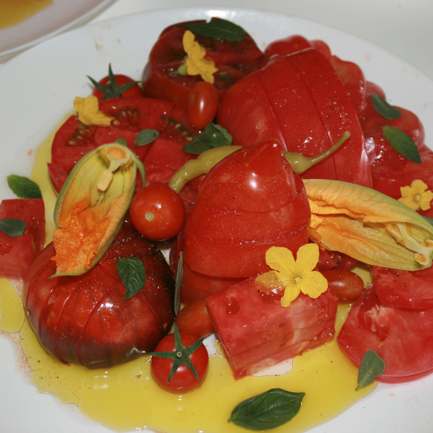 Heirloom tomato salad